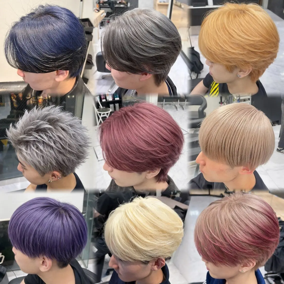 🩵メンズ限定🩵メンズカット➕ケアブリーチ➕デザインカラーの写真