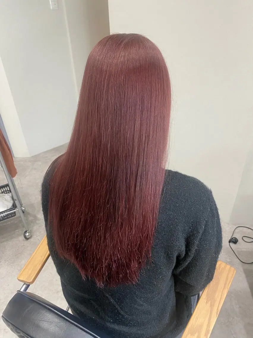 ミディアム カラー ヘアアレンジ ラベンダーカラー ピンクカラー ピンクラベンダー ヘアカラー ボブ /ニュアンス/ satomi🧸💖のヘアスタイル
