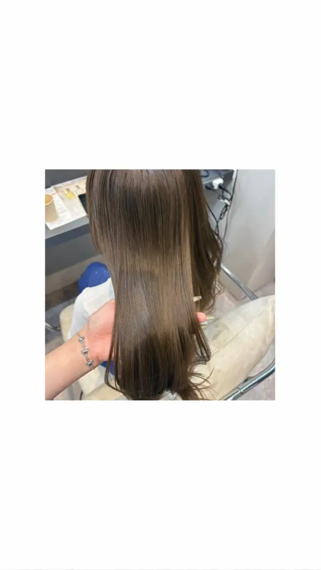 ロング カラー 🍀カラー特化透明 感ベージュ|けいなのヘアスタイル