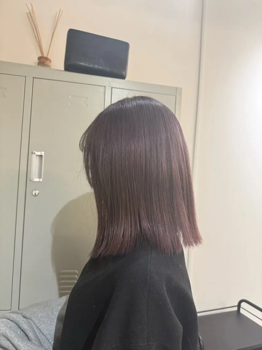 ミディアム ヘアカラー トリートメント 🍒透明感カラー /ダブルカラー🍒のヘアスタイル