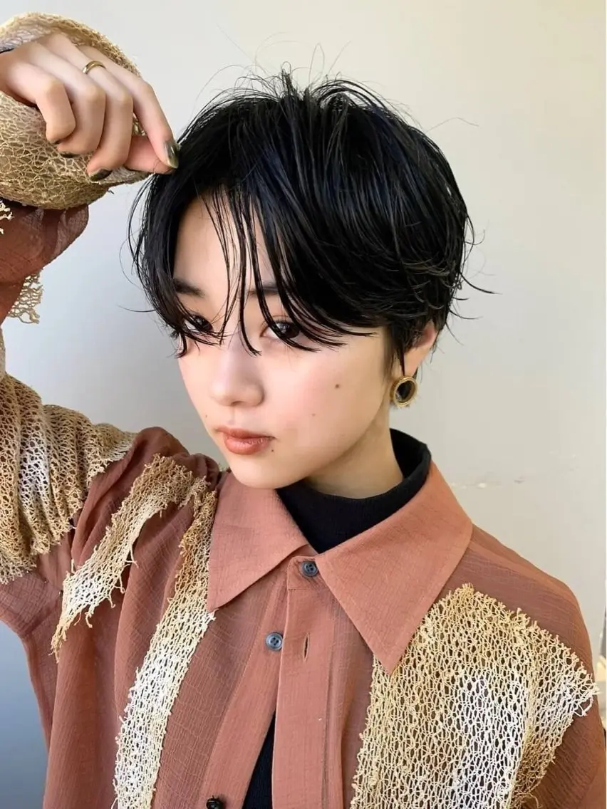 ショート 渋谷ショート、パーマ 美容師vain はるのヘアスタイル