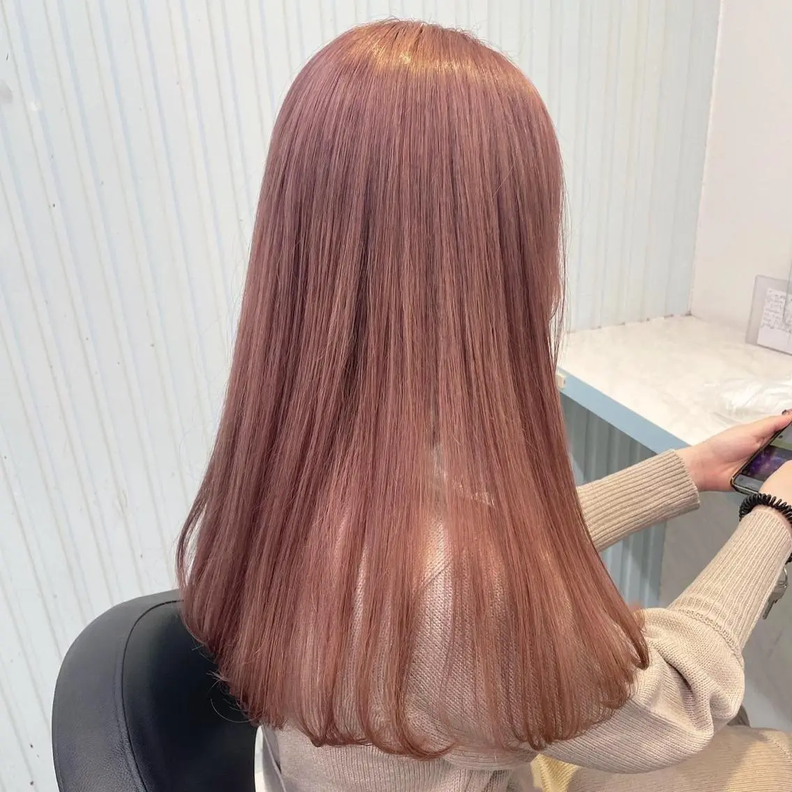 ロング カラー ヘアアレンジ ブリーチ 髪質改善 ヘアカラー トリートメント 髪質改善/美髪矯正 艶髪/Takutoのヘアスタイル