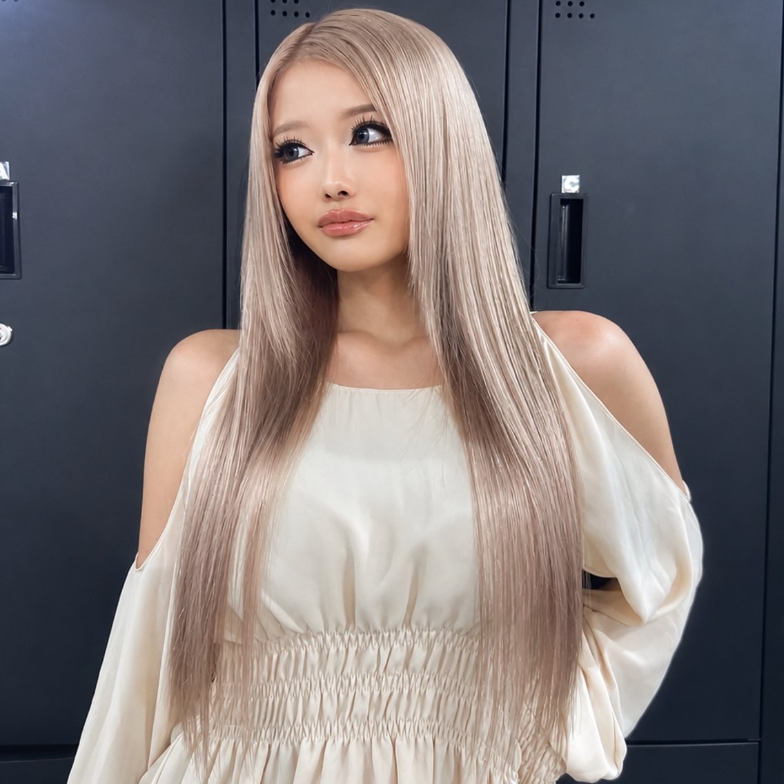 ロング プルエクステ エクステ グロウ渋谷 プルエクステ専用のヘアスタイル