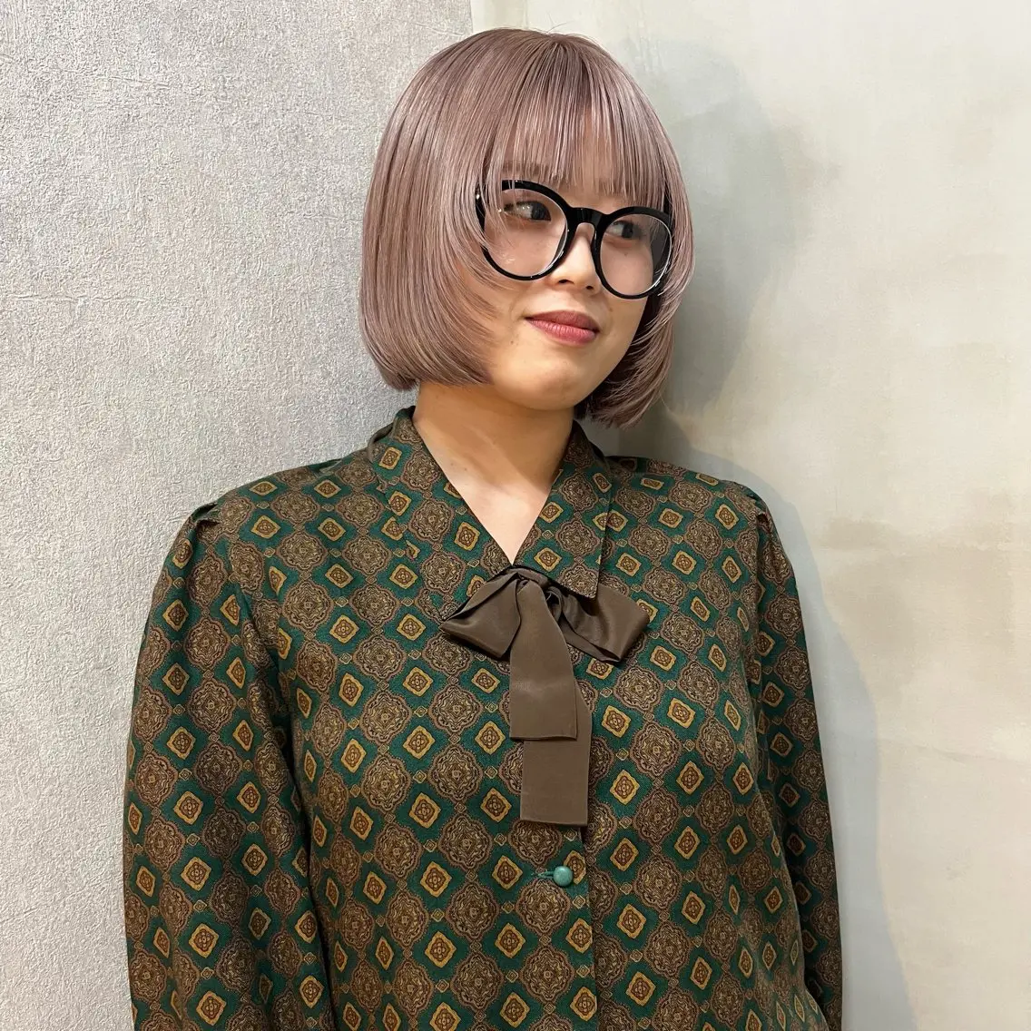 【ミニモ限定価格🤝🏻】似合わせのパツッとボブカット×トリートメント🪩（ライン感のあるボブスタイル、ボブレイヤー）の写真