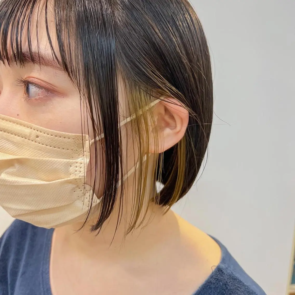 ショート ボブ カット ヘアカラー トリートメント 透明感/縮毛/ボブ CHIHIROのヘアスタイル