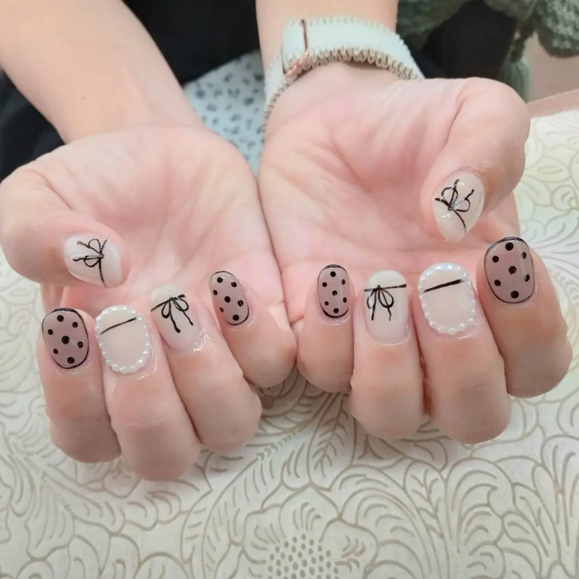 ネイル フラワーネイル precious nail roomのネイルデザイン