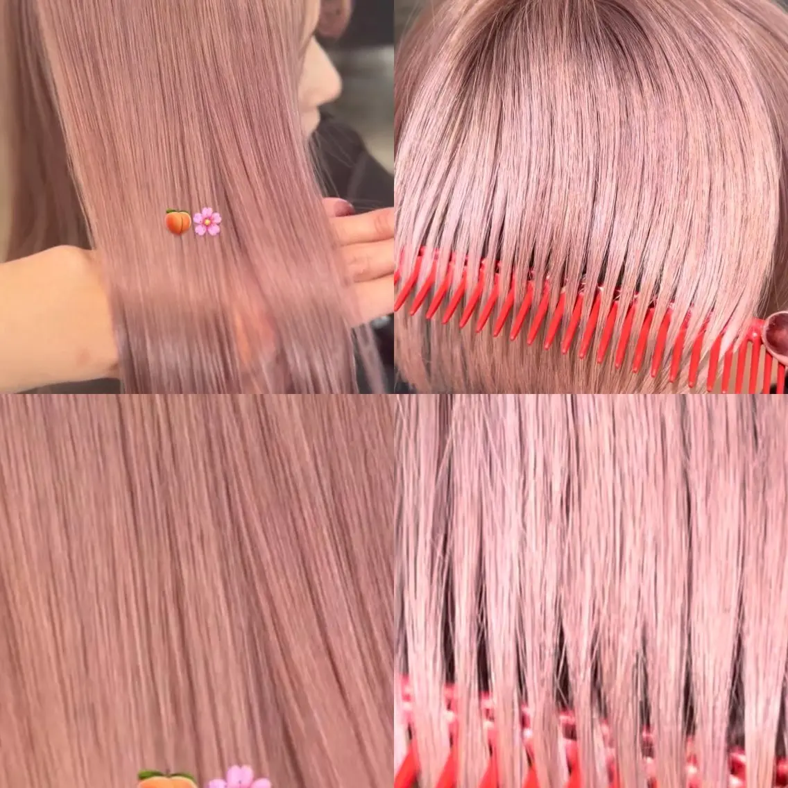 カラー ピンクカラー ホワイトピンク 二宮 陽太のヘアスタイル