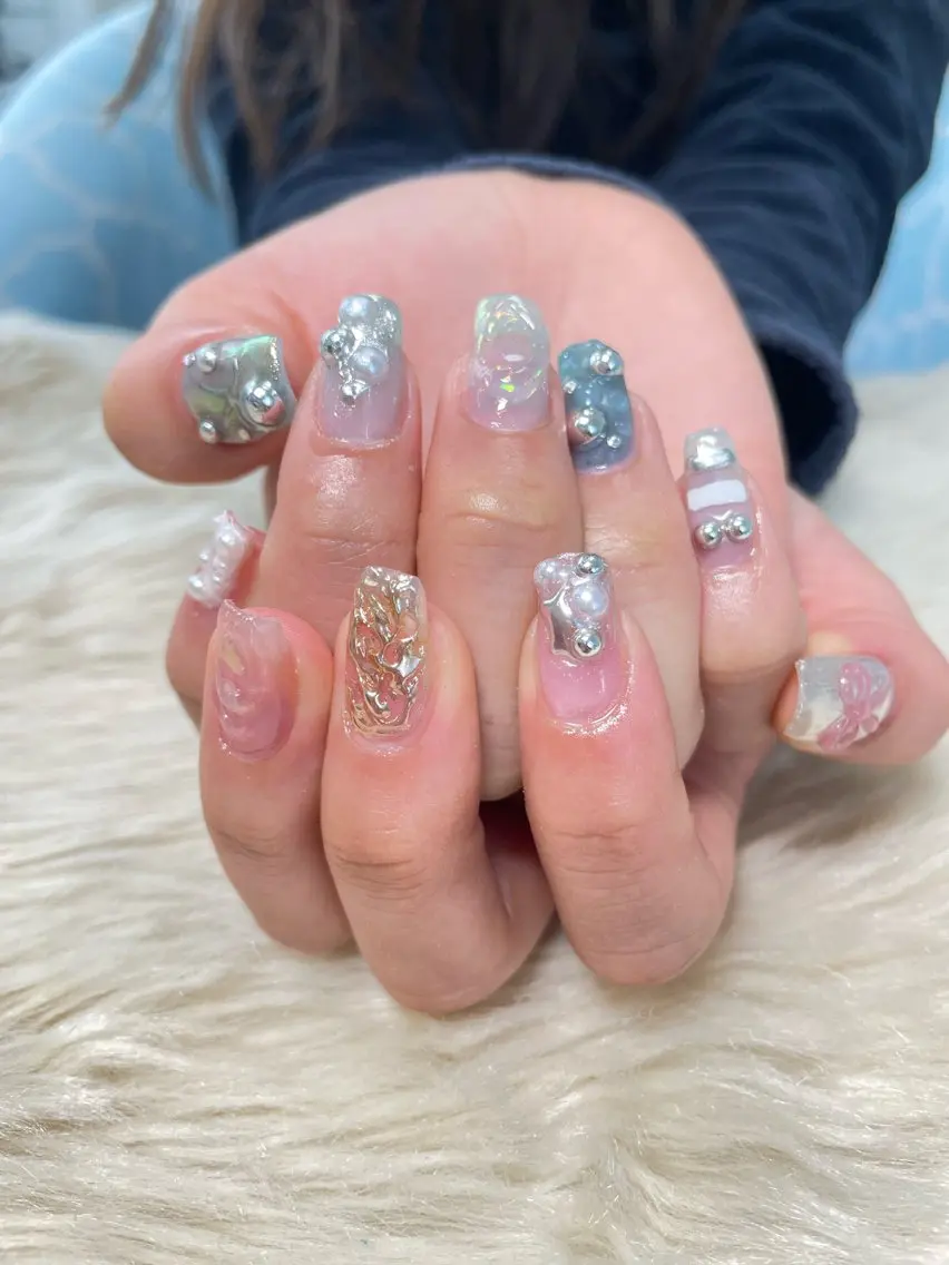ネイル ニュアンスネイル はるひな ねいるのネイルデザイン