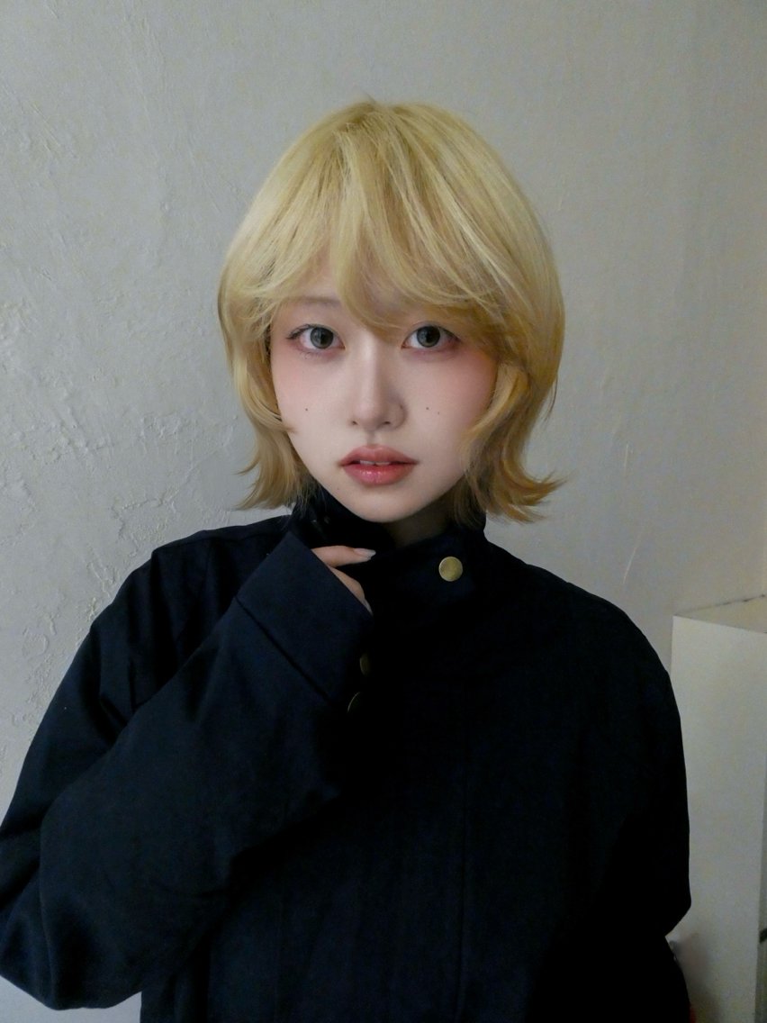 ショート カラー ヘアアレンジ ヘアカラー トリートメント Unami MIHA☘️*゜のヘアスタイル