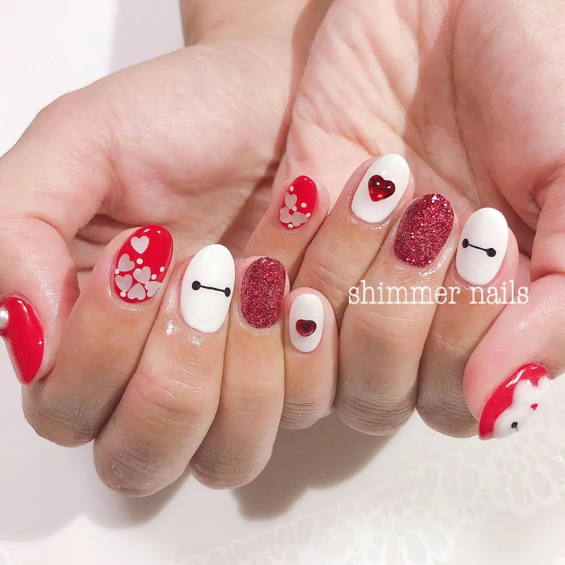 ネイル 持ち込み shimmer nailsのネイルデザイン