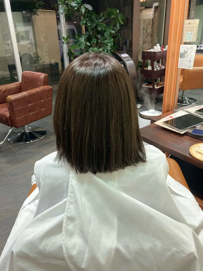 ミディアム カラー lamill kokoのヘアスタイル