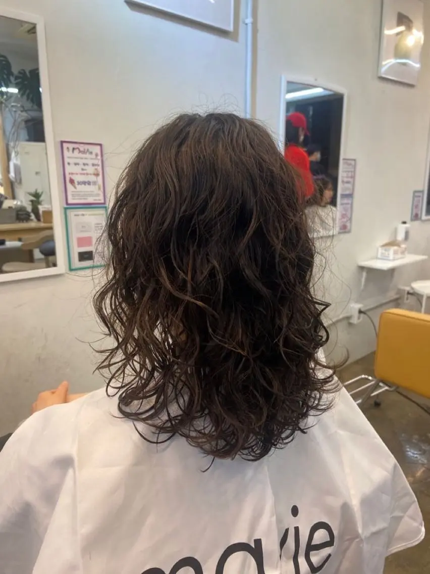 [ミディアム]カット&パーマ📍代々木の写真