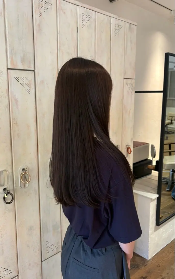ロング カラー イノウエ アイ KNACK梅田茶屋町のヘアスタイル