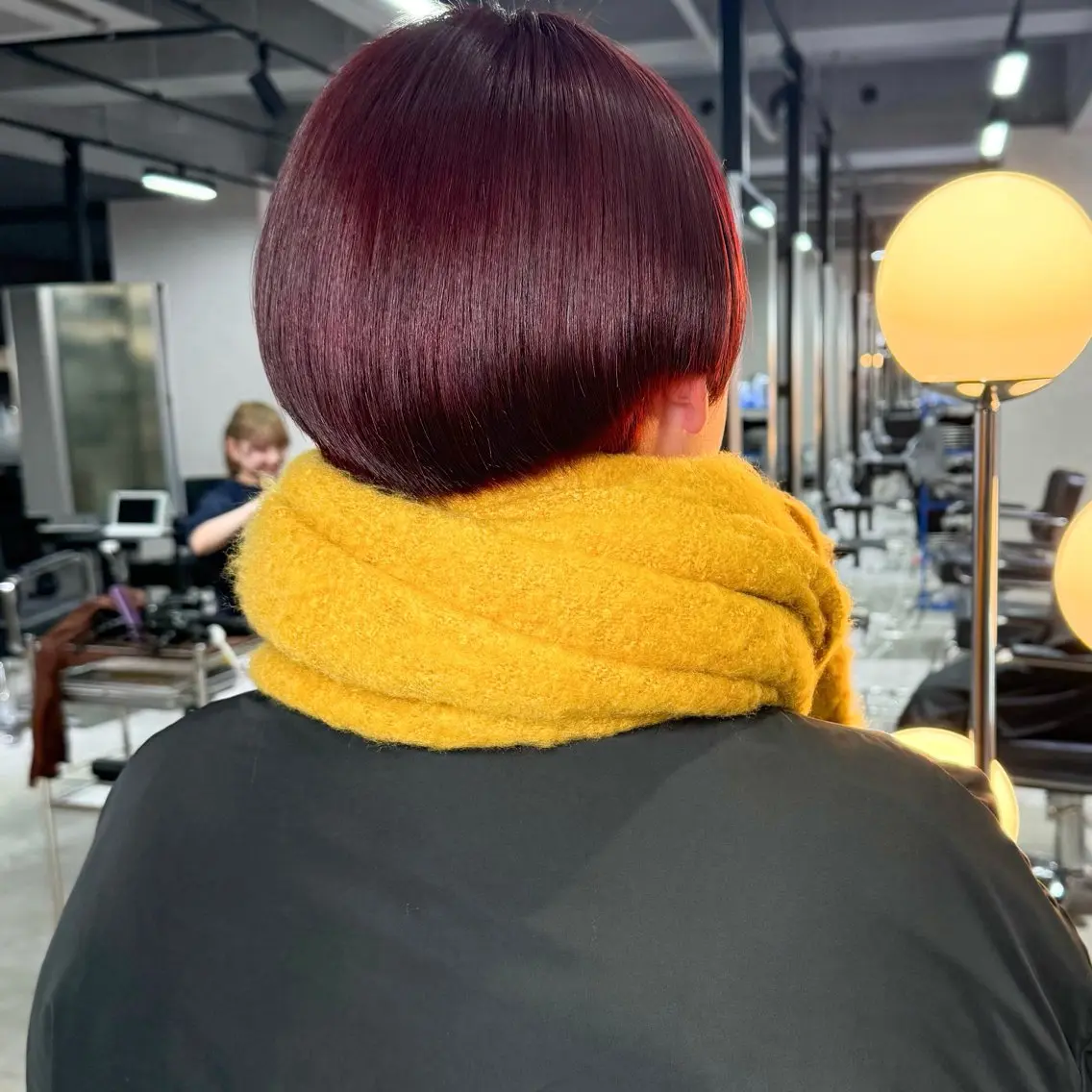 ショート カラー レッドカラー 髪質改善 カット ヘアカラー 🎀ミルクティー/暖 色×レイヤー/マリアのヘアスタイル