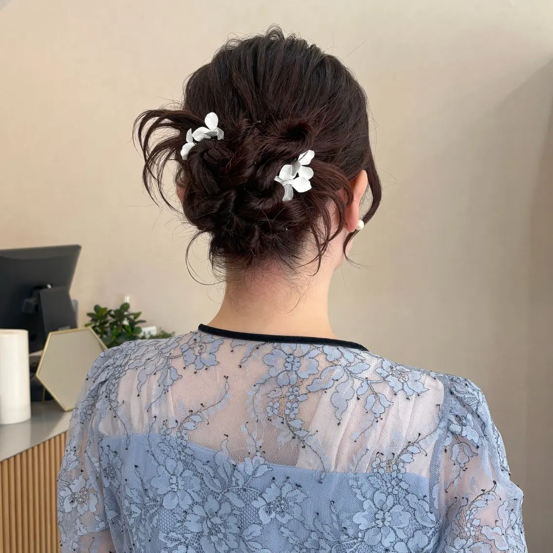 セミロング ヘアセット MIDORI🎀 透明感/ベージュのヘアスタイル