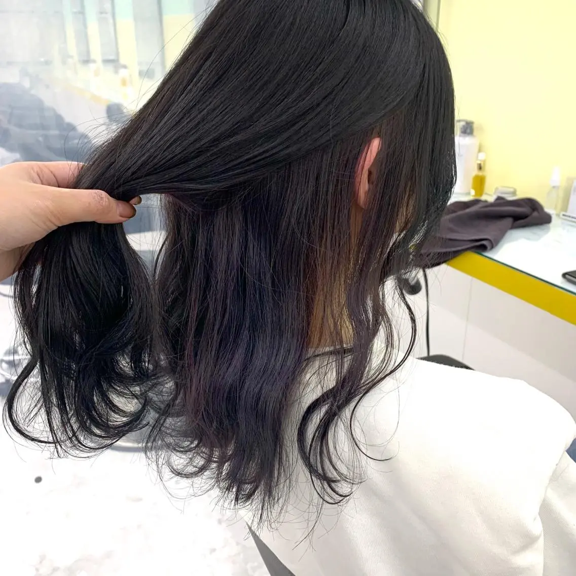ロング カラー パーマ ヘアアレンジ メンズ キッズ ネイル マツエク・マツパ メンズインナーカラー インナーカラー 🦋haginoya miho🦋のマツエク・マツパデザイン