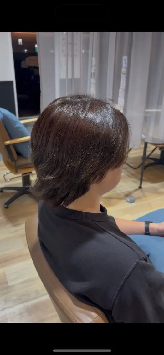 カラー メンズ 透明感カラー グレージュ 宮田 愛弓のヘアスタイル
