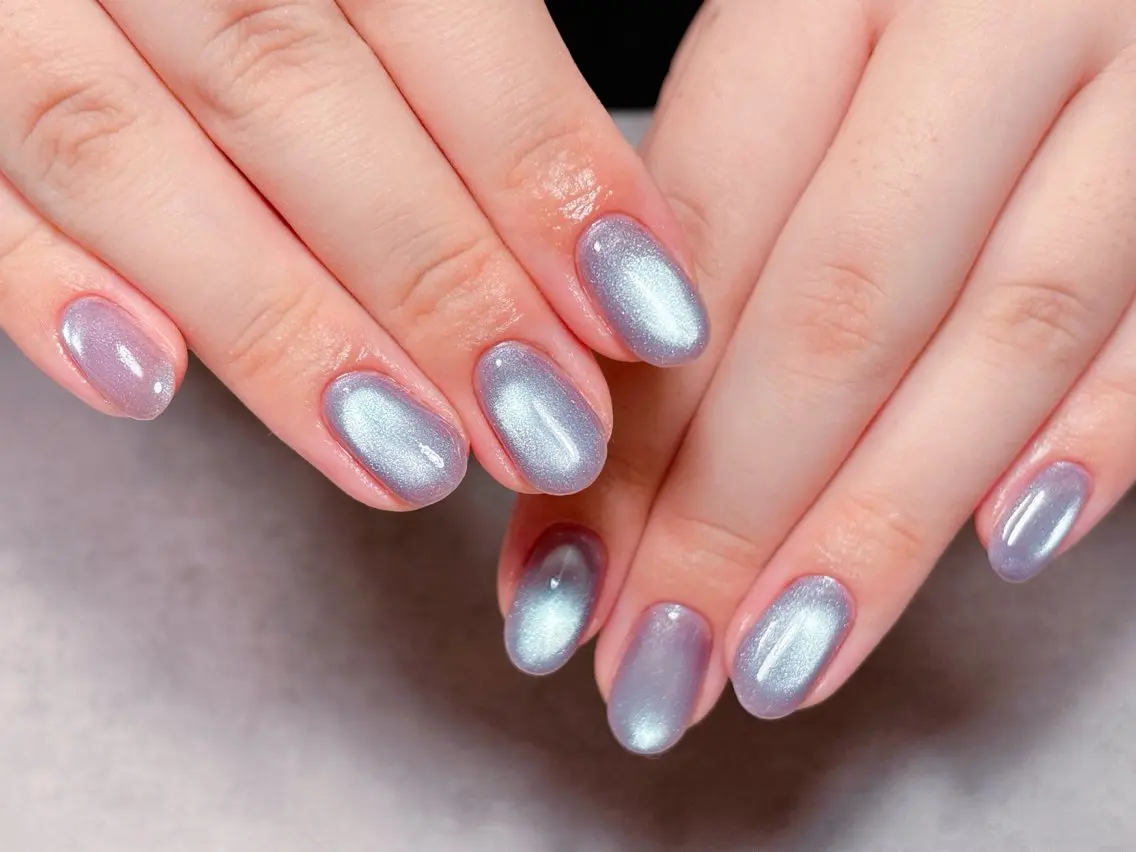 ネイル フラワーネイル マグネットネイル ミラーネイル ニュアンスネイル 春ネイル ハンドネイル ハンドケア 💫ゆか_ Nailartistのネイルデザイン