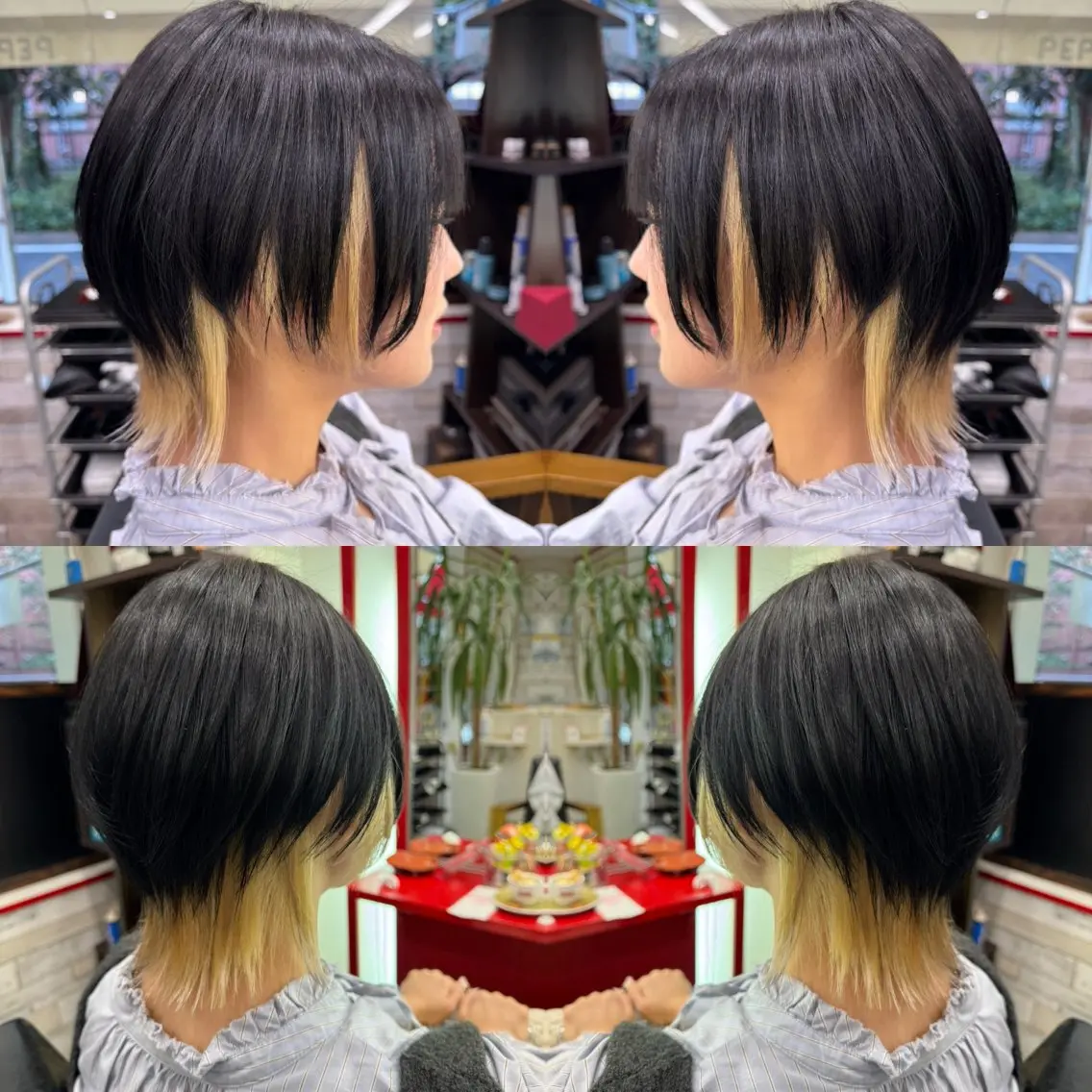 ショート カラー カット ヘアカラー トリートメント ✨️眉毛、派手髪、 ハイトーンShinの眉毛・アイブロウイメージ
