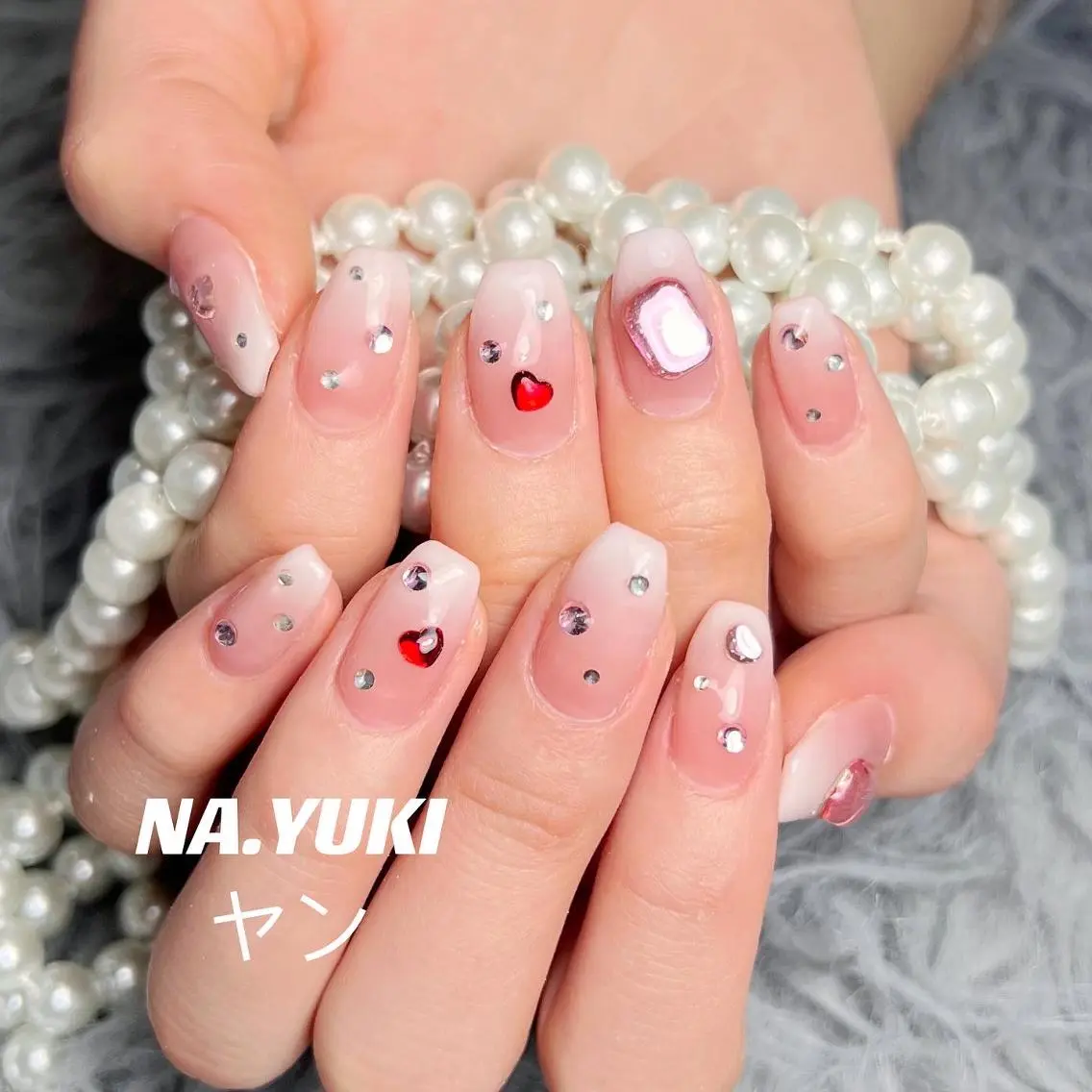ネイル ショート ハンドネイル ハンドケア 🎀 moo~ 🎀のネイルデザイン