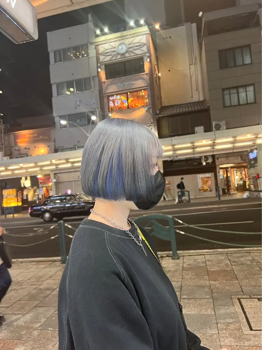 カラー ブリーチ ハイトーンカラー インナーカラー カット ヘアカラー Seleneコウキ ブリーチ/ハイトーンのヘアスタイル