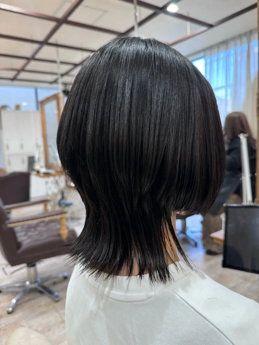 ショート ヘアアレンジ 髪質改善 ショートヘア トリートメント ウルフカット カット ヘアカラー 縮毛矯正 トリートメント 新越谷noble店長 松本拓也▶◀*.のヘアスタイル