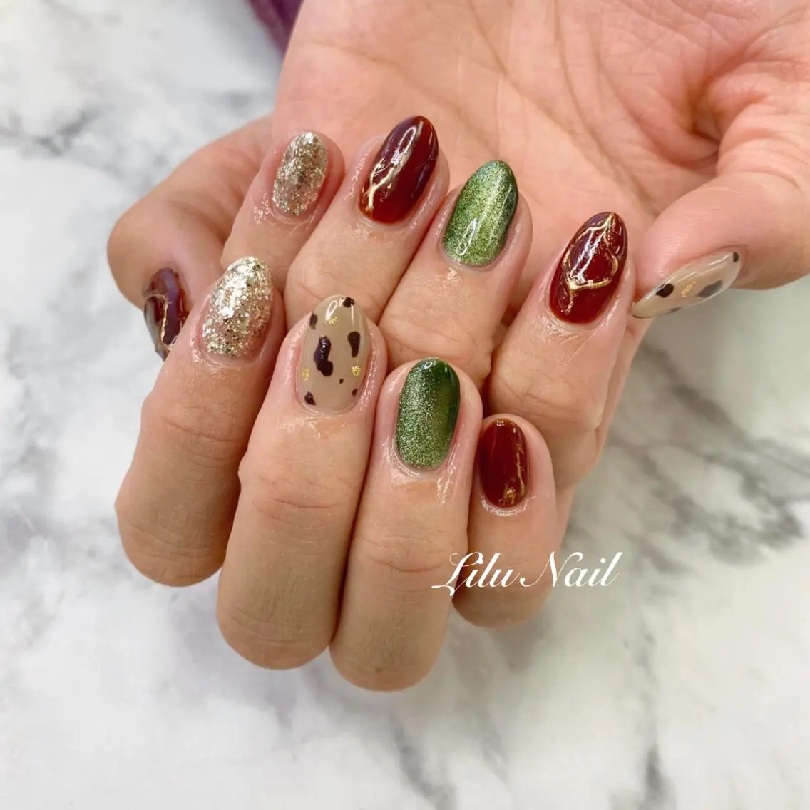 ネイル ニュアンスネイル モチの良さ◉ フィルインネイル♡のネイルデザイン