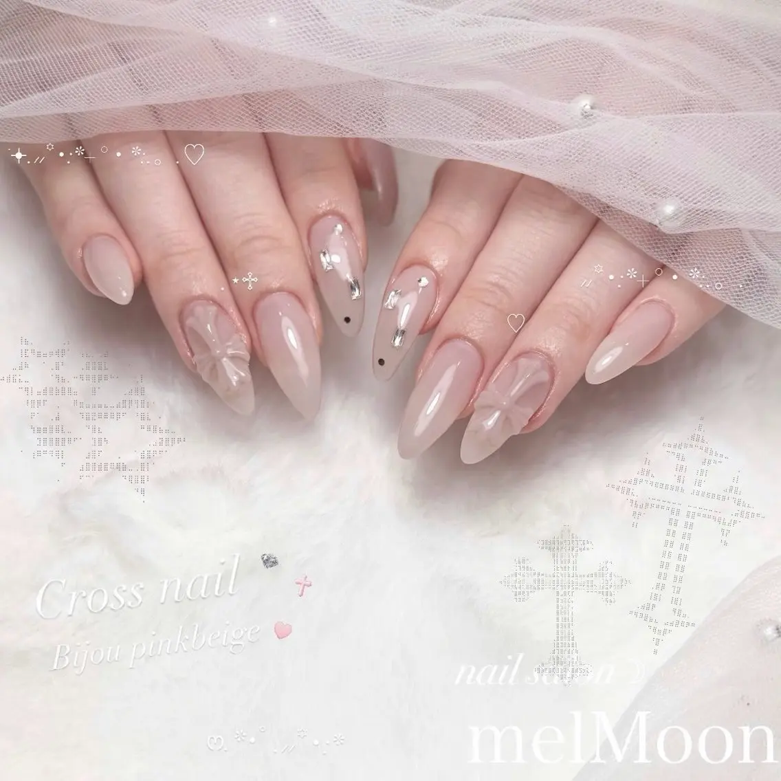 ネイル ハンドネイル melMoon .のネイルデザイン