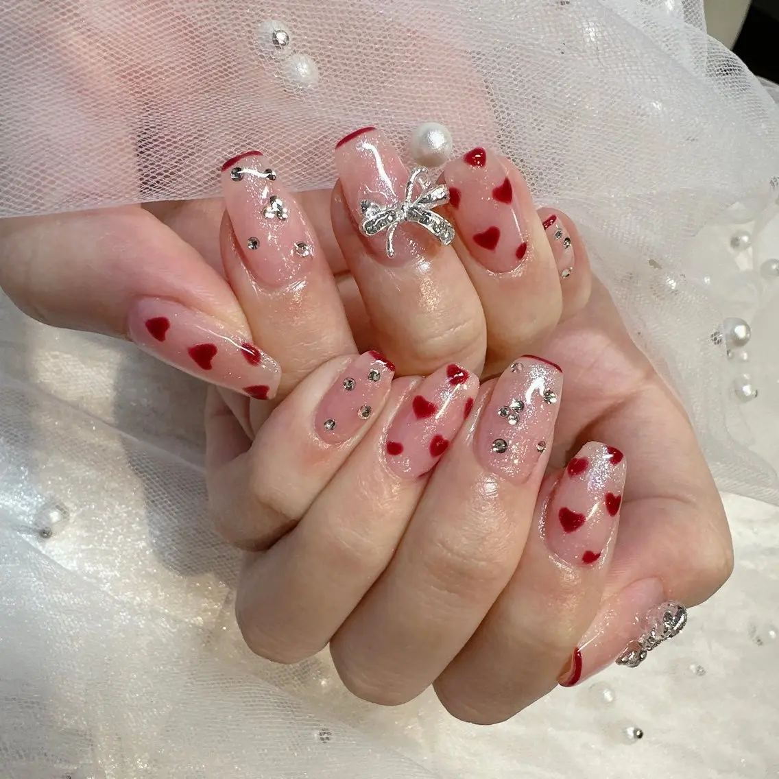 ネイル ハート 🫧M. nailsのネイルデザイン