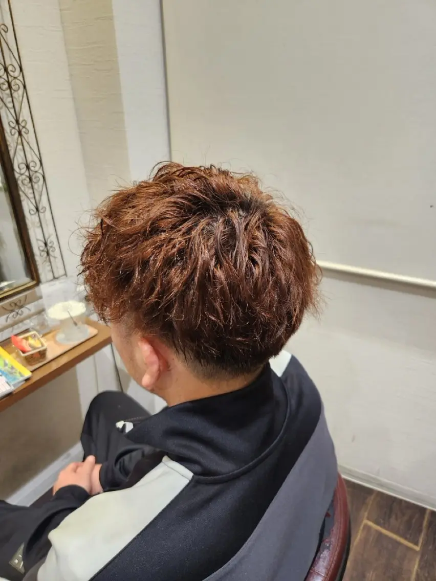 パーマ 森川 侑磨のヘアスタイル