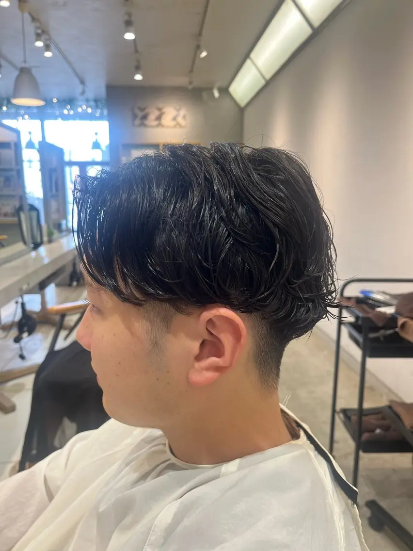 ショート パーマ メンズ 清水 men'sパーマ特化のヘアスタイル