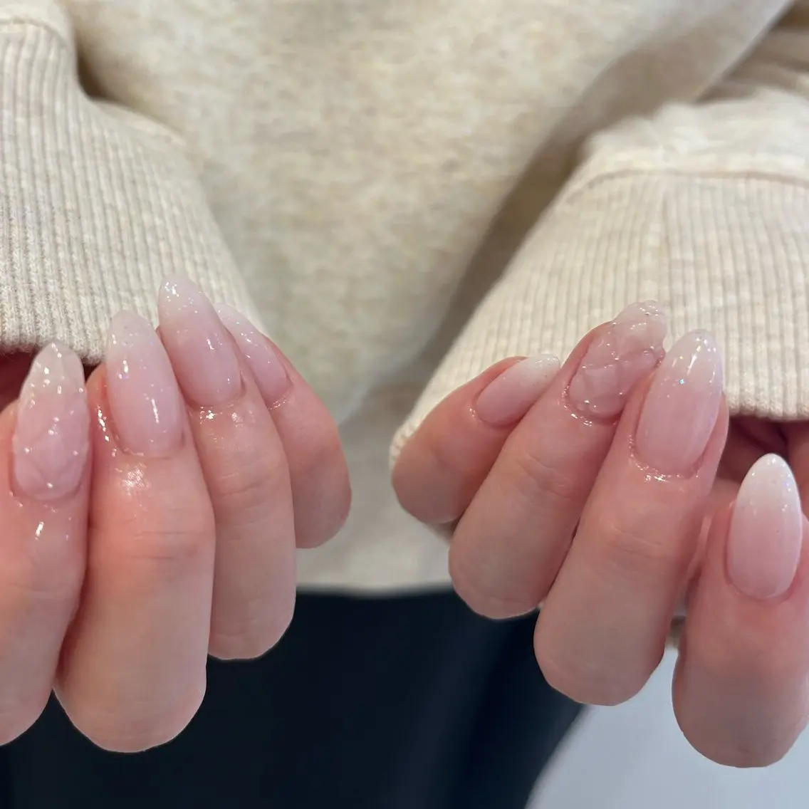 ネイル グラデーション ハンドネイル 杏花梨 ROCCOnailのネイルデザイン