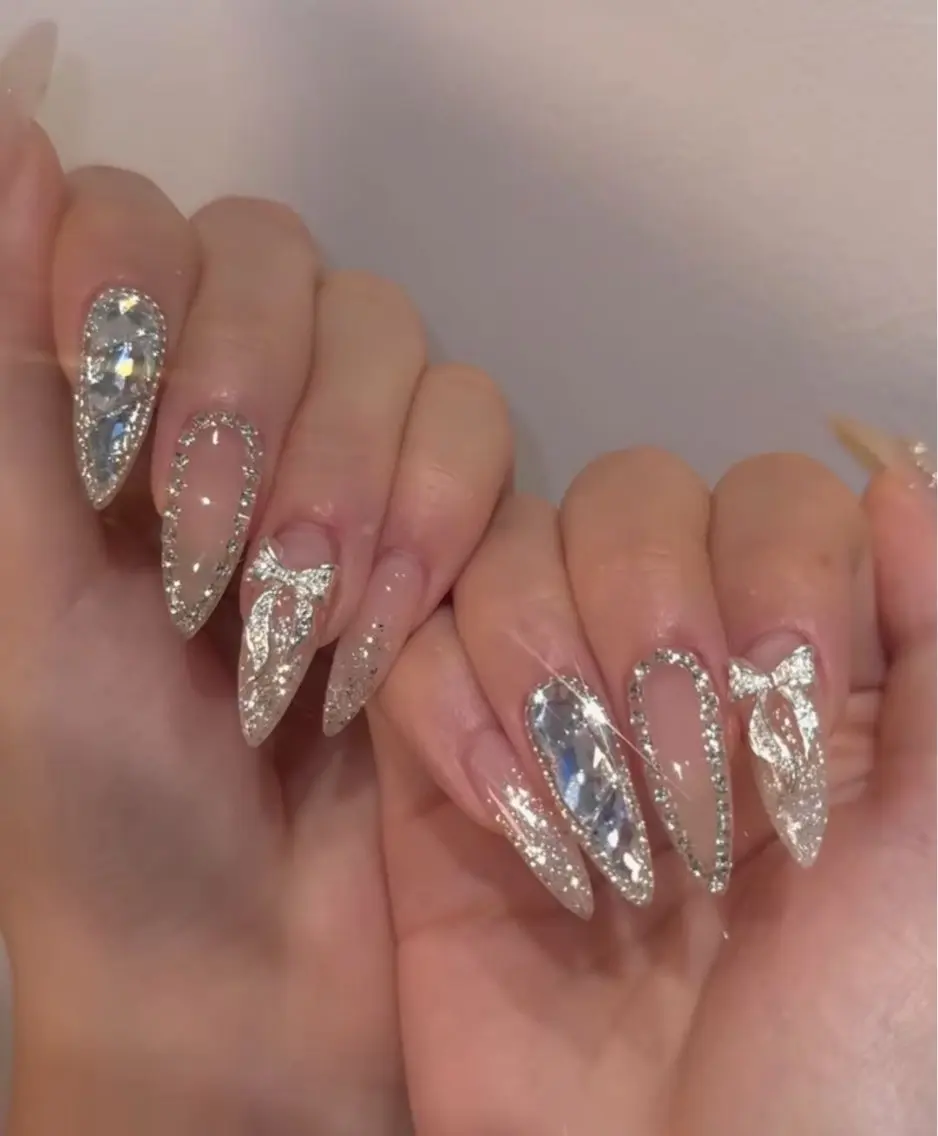ネイル チークネイル 長さ出し 韓国ネイル ワンカラーネイル ワンホンネイル kana nailのネイルデザイン