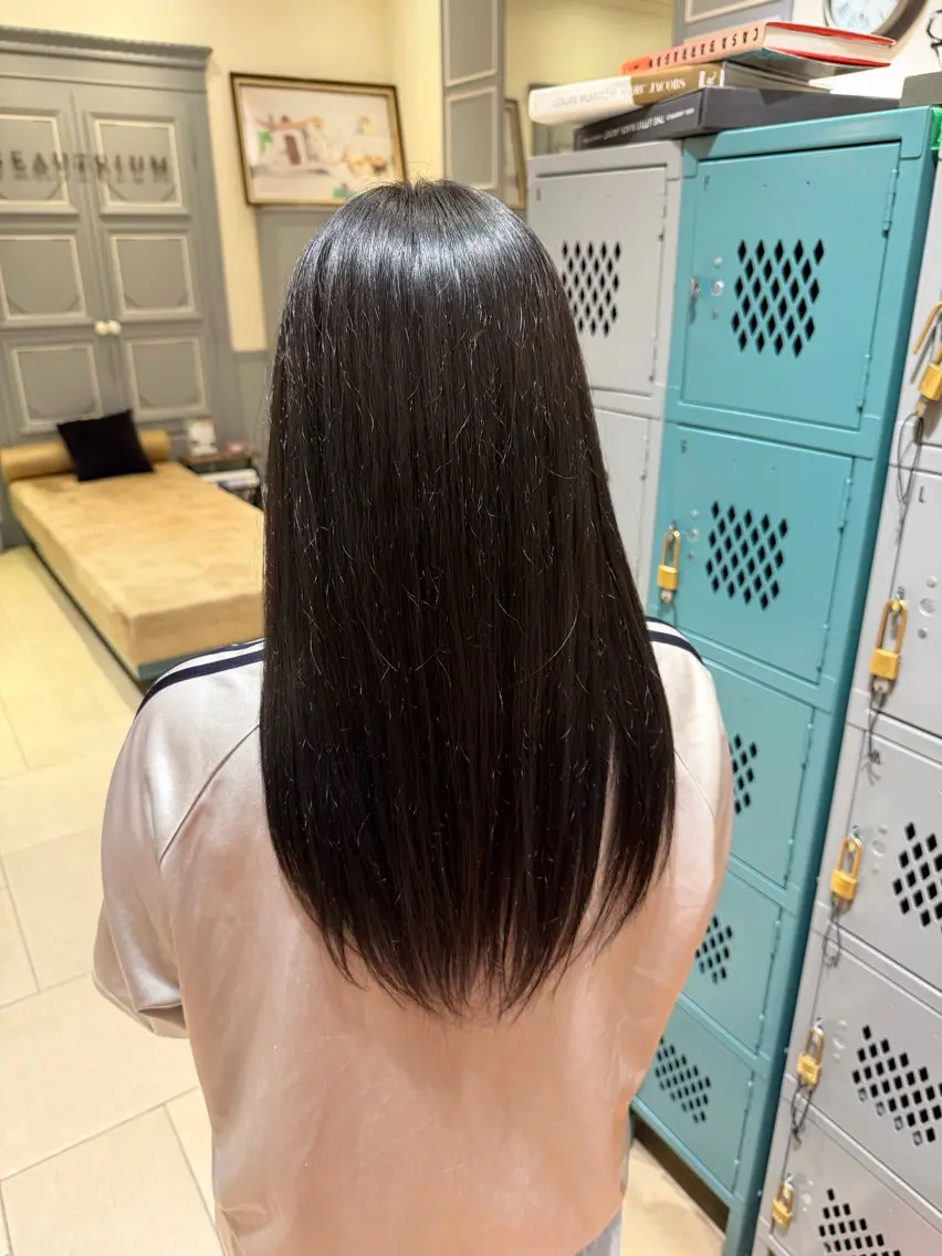 ロング カラー ヘアカラー 福井 友香のヘアスタイル