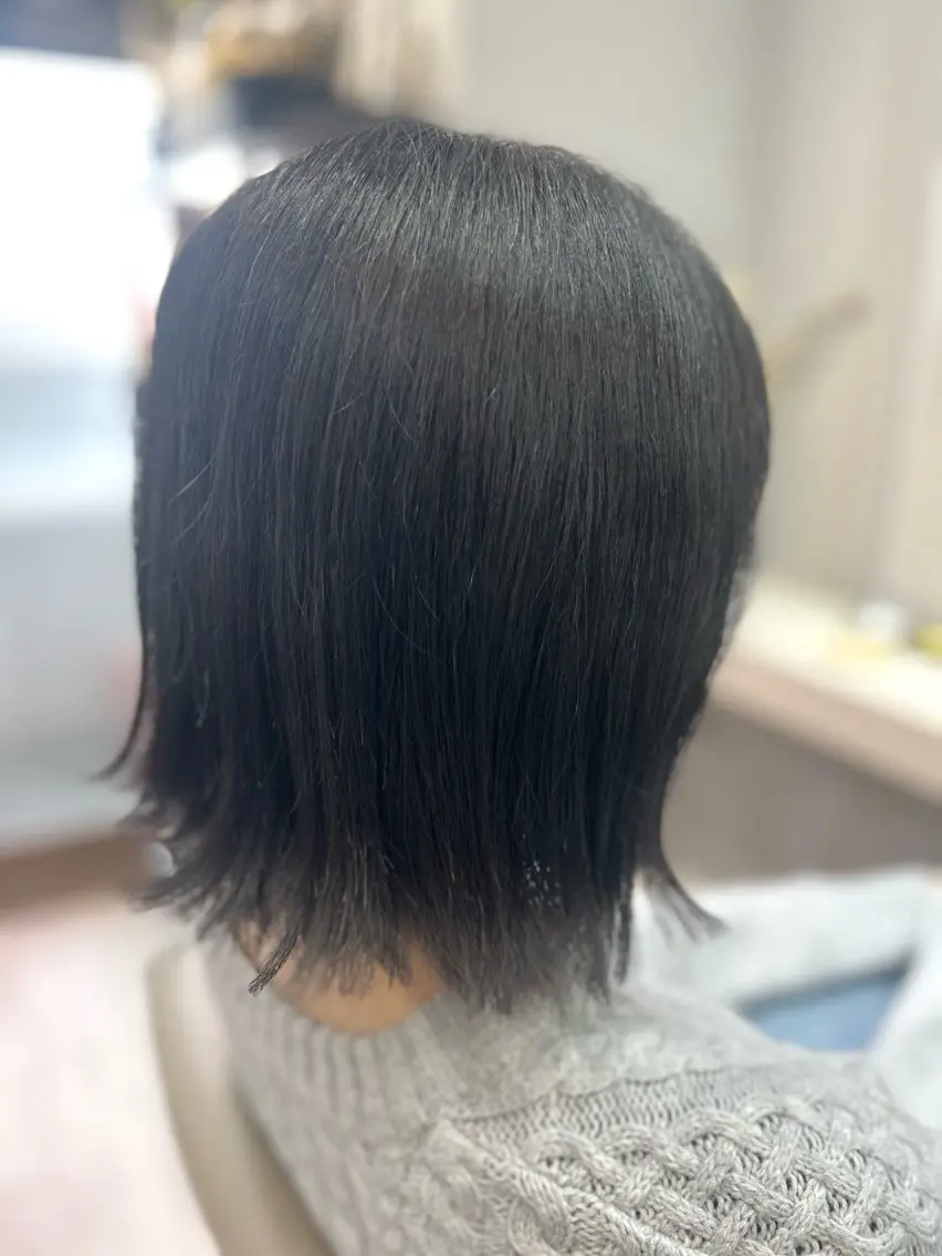 ショート 外ハネヘア カット ヘアカラー 池田 太一のヘアスタイル