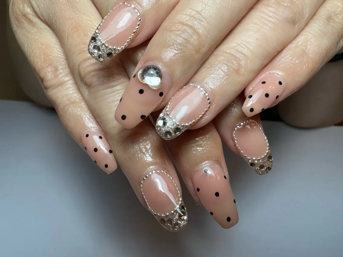 ロング shandy nailのネイルデザイン