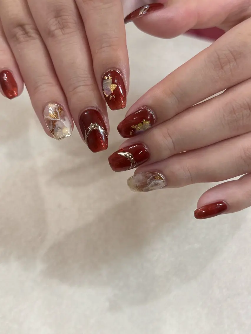 ネイル アートネイル Lila Nail 藤野のネイルデザイン