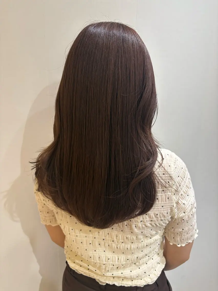 カラー ヘアカラー 森元 りこのヘアスタイル