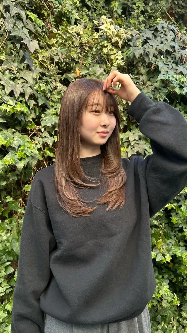 ロング ロングレイヤー レイヤーカット ロング 🌿ボブ パーマ高橋啓太🌿のヘアスタイル