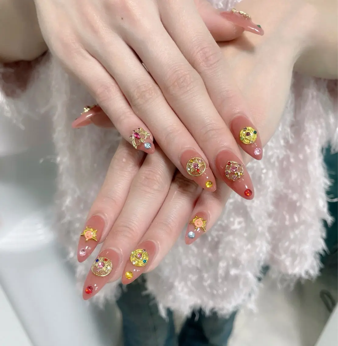 💎✨Omiおまかせネイル+10本長さ出し【オフ込アクリルハードジェル、チップオフ代別途】の写真
