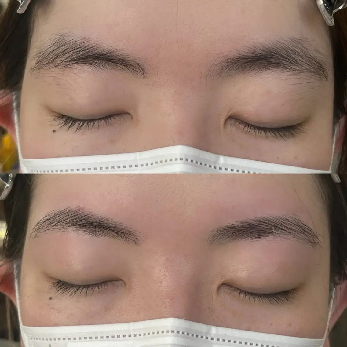 アイブロウ ワックス脱毛 小川 夏実のヘアスタイル
