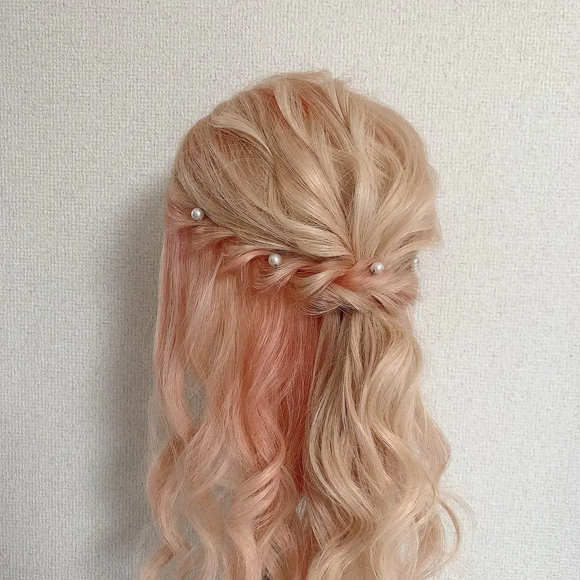 ヘアアレンジ ハーフアップ ヘアセット 🩶ヘアセット Ayaha🩶のヘアスタイル
