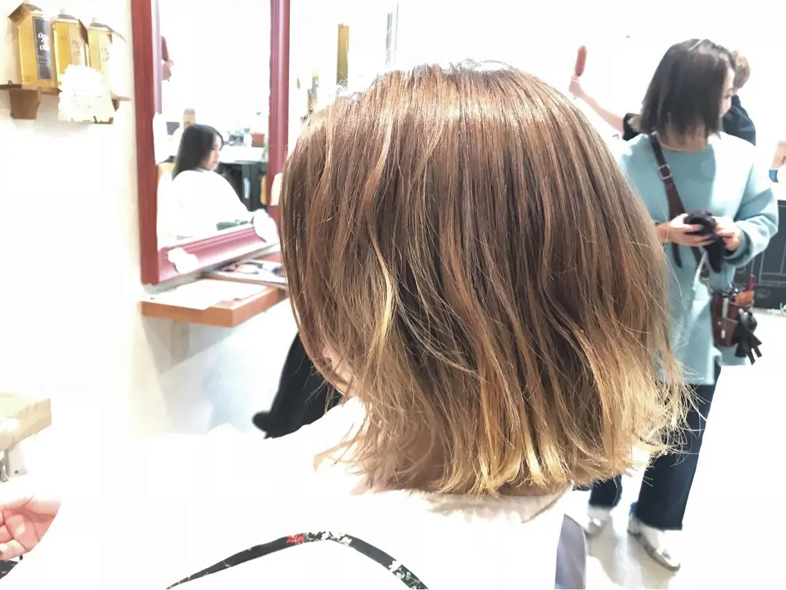 ショート カラー グラデーションカラー メンズ指名多数!! 田島史也のヘアスタイル