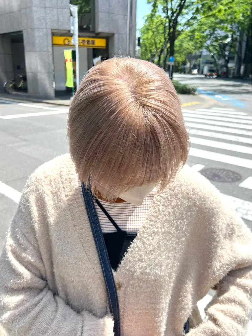レディース限定👧🏻💞U24 【ショートカット+トリートメント】の写真