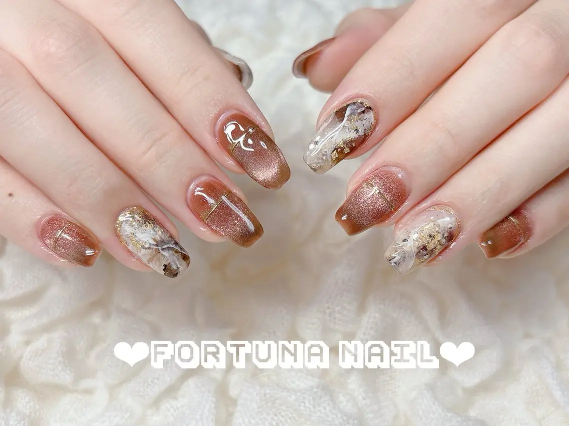 ネイル Nail •Head スパFortunaのネイルデザイン
