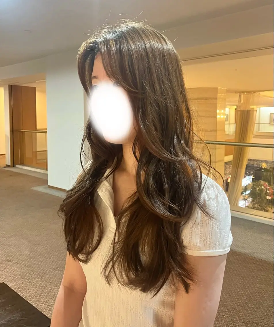 ロング レイヤーカット カット タナカ Tanakaのヘアスタイル