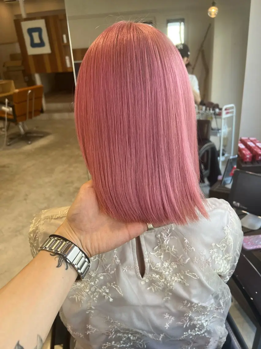 ミディアム エクステ⭐️艶カラー koukiのヘアスタイル