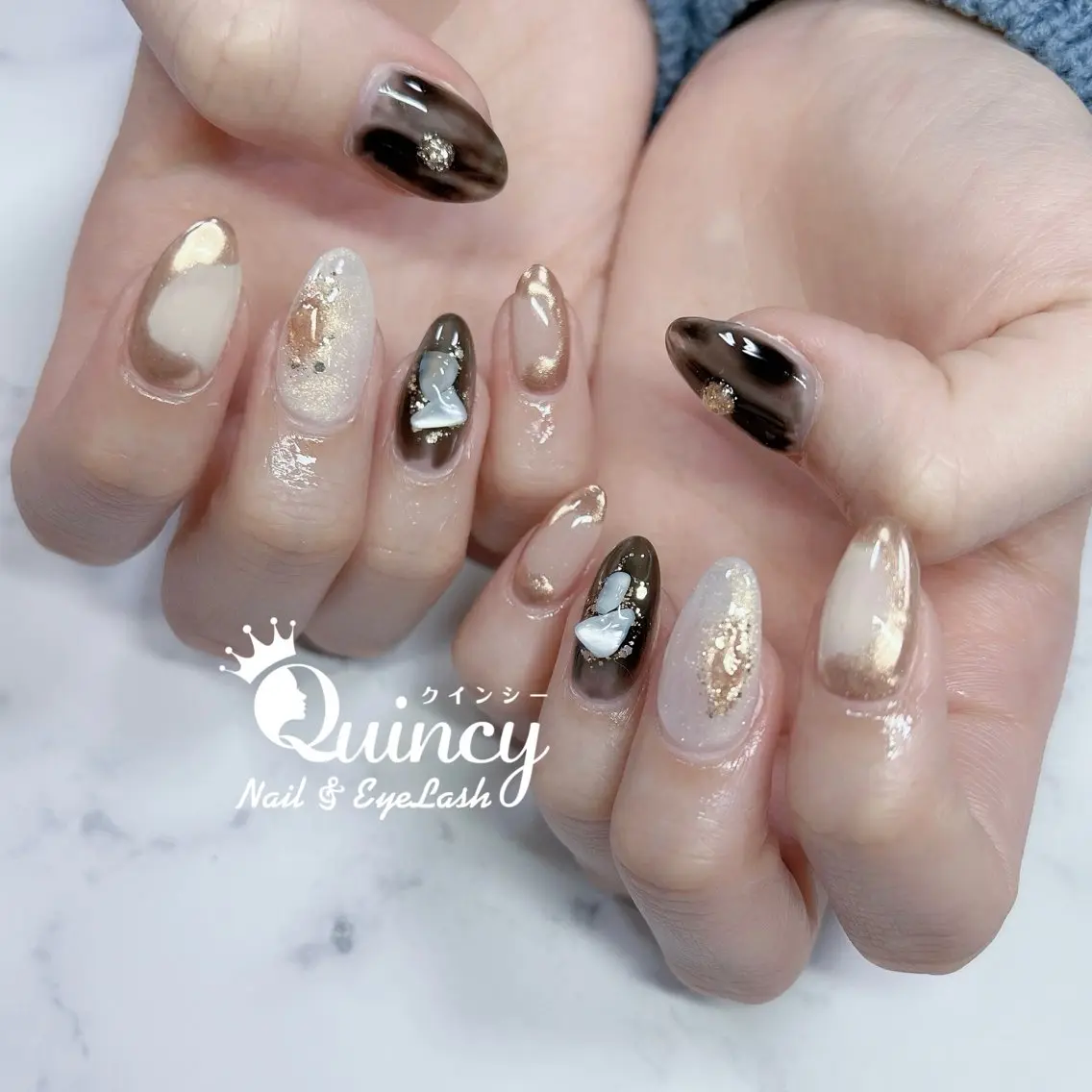 ネイル Quincy ネイル&アイラッシュのマツエク・マツパデザイン