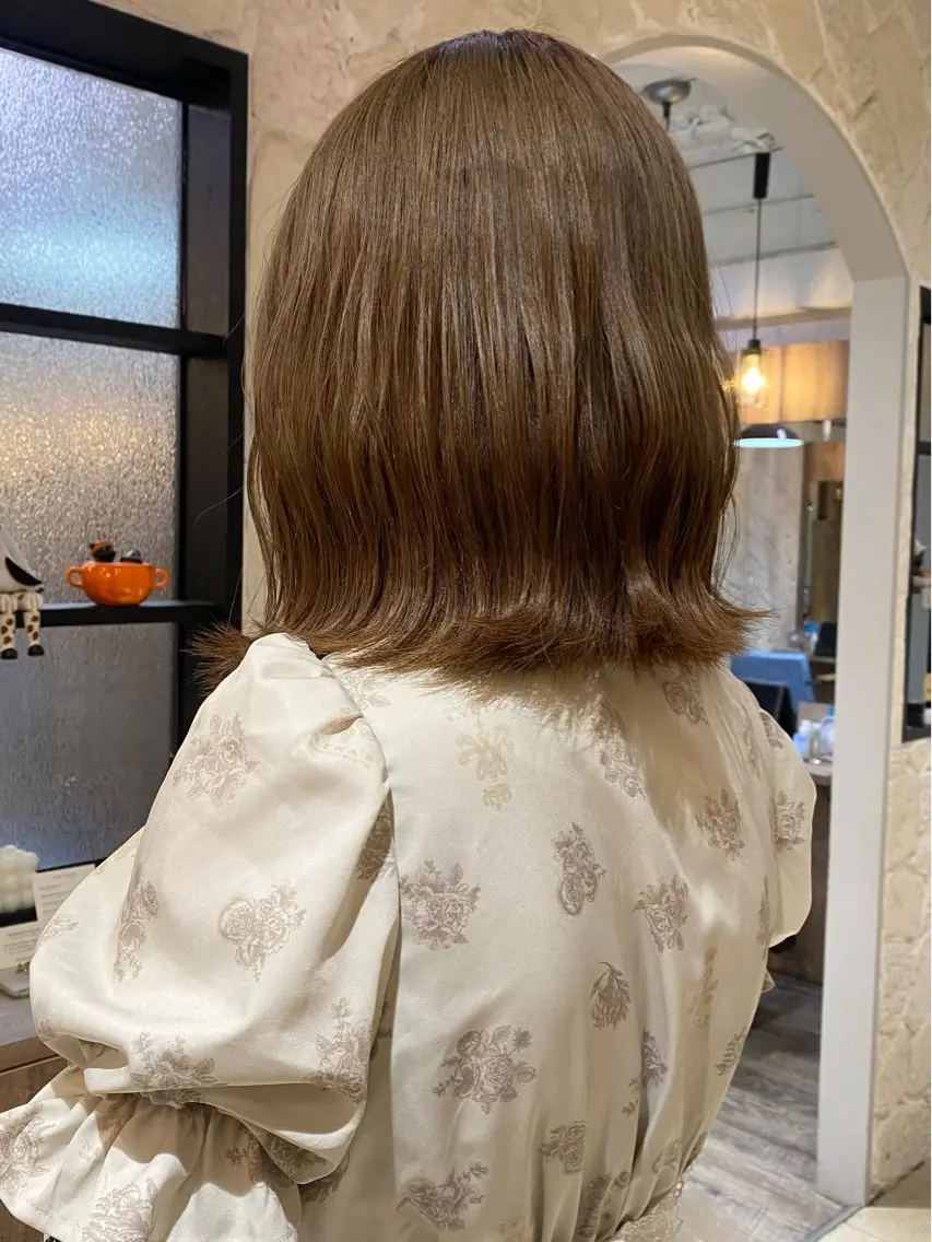 ミディアム カラー ヘアカラー 🌼髪質改善･アレン ジ･レイヤー🌼のヘアスタイル