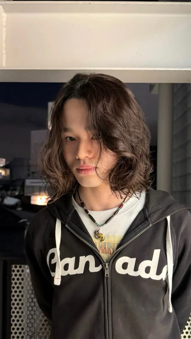 メンズ ヘアカラー トリートメント ヘッドスパ カラーモデル/縮毛 矯正モデル/あやかのヘアスタイル